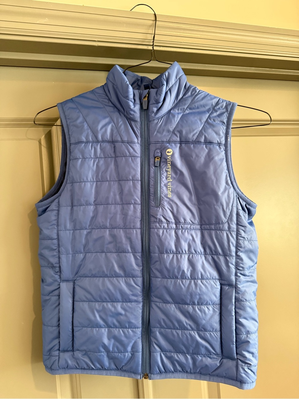 Vineyard Vines Youth Boys Blue Quilted Vest